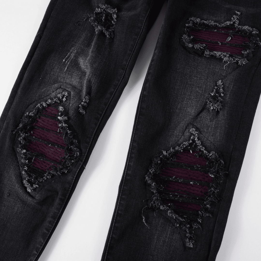 Amr Black Ripped Jeans - Novell "Fashion"