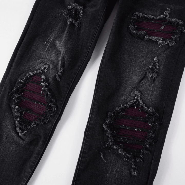Amr Black Ripped Jeans - Novell "Fashion"