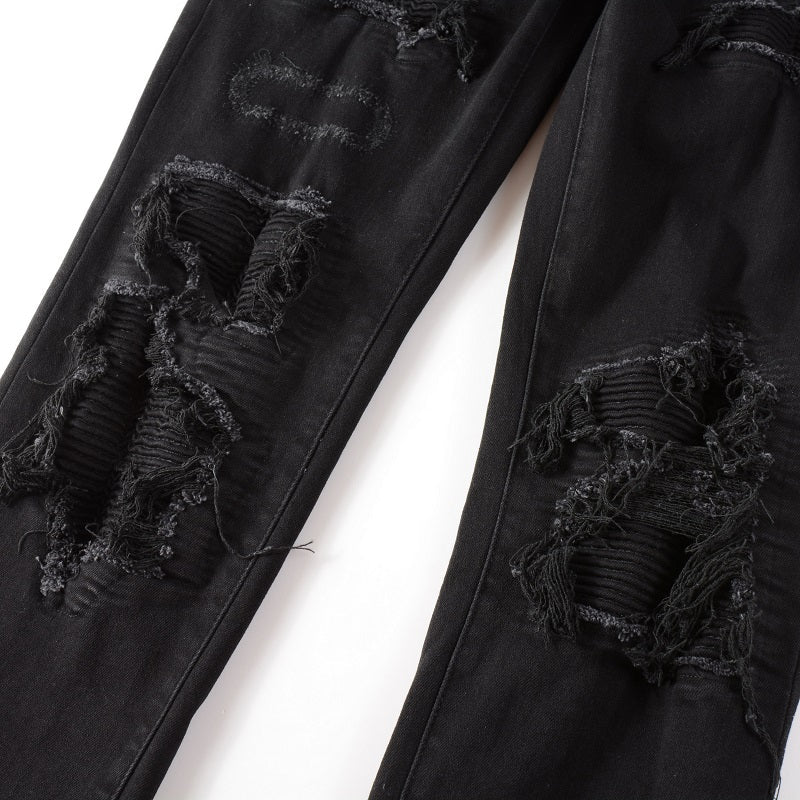 Amr Black Ripped Jeans - Novell "Fashion"