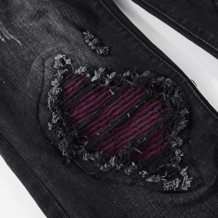 Amr Black Ripped Jeans - Novell "Fashion"