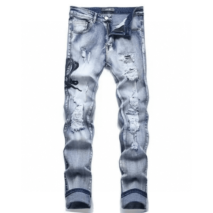 Amr Black Snake Jeans - Novell "Fashion"