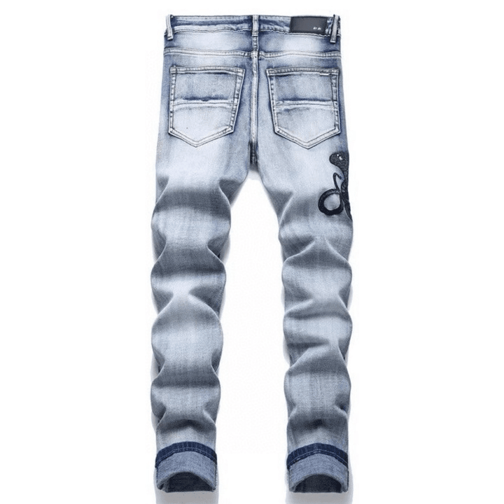 Amr Black Snake Jeans - Novell "Fashion"