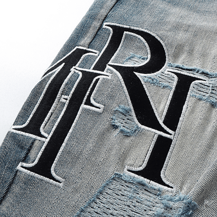 Amr Black Staggered Jeans - Novell "Fashion"