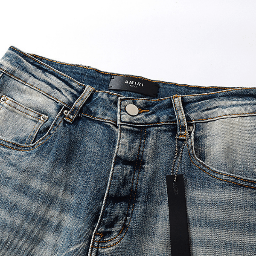 Amr Black Staggered Jeans - Novell "Fashion"