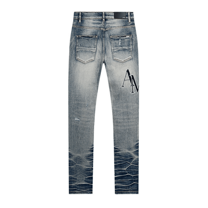 Amr Black Staggered Jeans - Novell "Fashion"