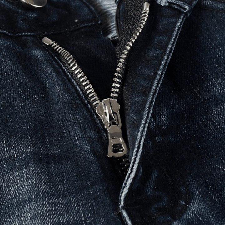 Amr Black Staggered Logo Patch Jeans - Novell "Fashion"