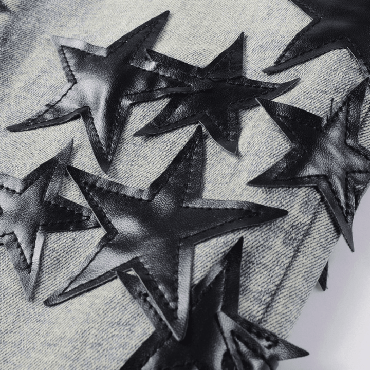 Amr Black Star Patch Jeans - Novell "Fashion"