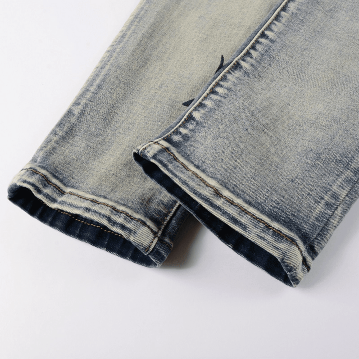 Amr Black Star Patch Jeans - Novell "Fashion"