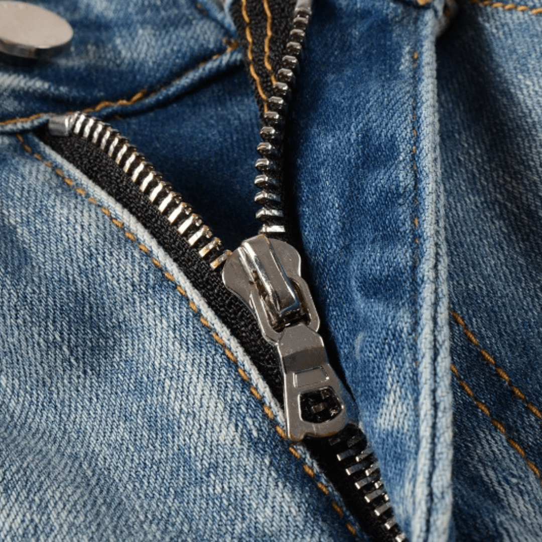 Amr Blue Distressed Jeans - Novell "Fashion"