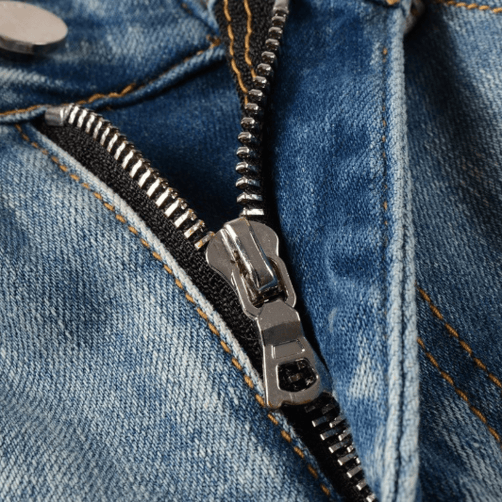 Amr Blue Distressed Jeans - Novell "Fashion"