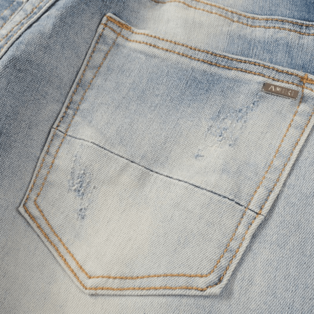 Amr Blue Distressed Jeans - Novell "Fashion"