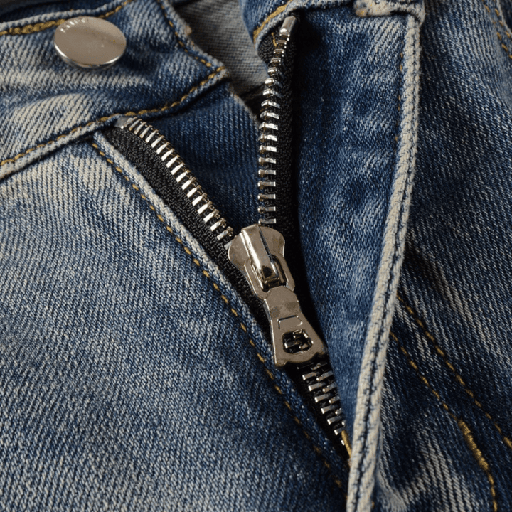 Amr Blue Distressed Jeans - Novell "Fashion"