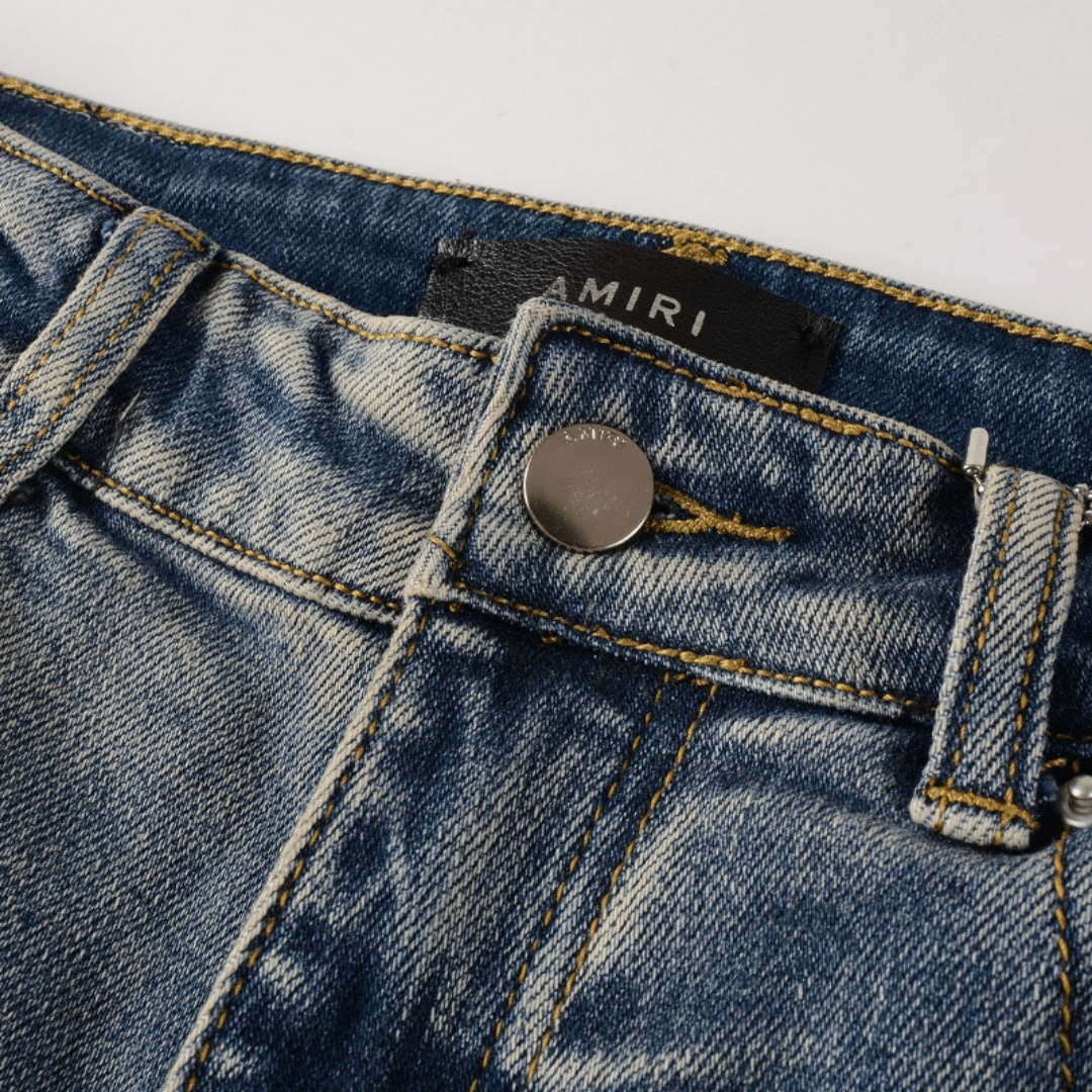 Amr Blue Distressed Jeans - Novell "Fashion"
