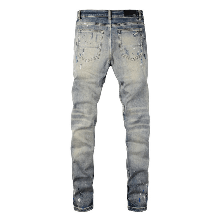 Amr Blue Distressed Jeans - Novell "Fashion"