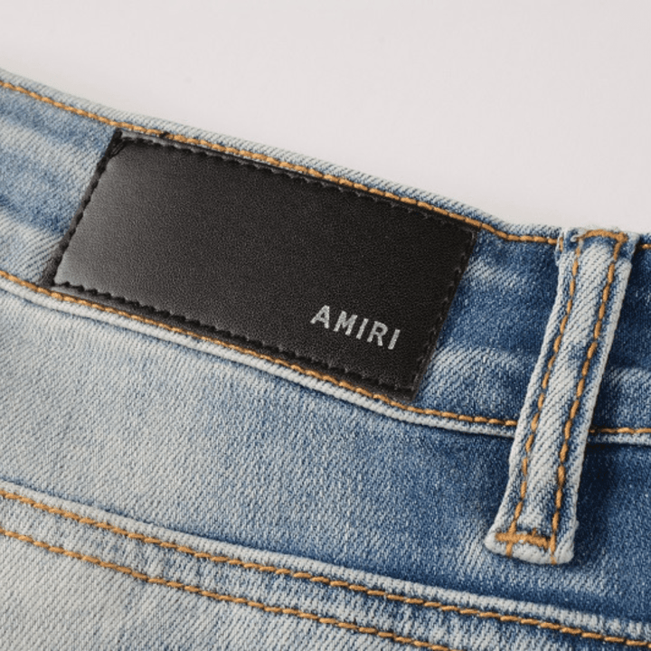 Amr Blue Distressed Jeans - Novell "Fashion"