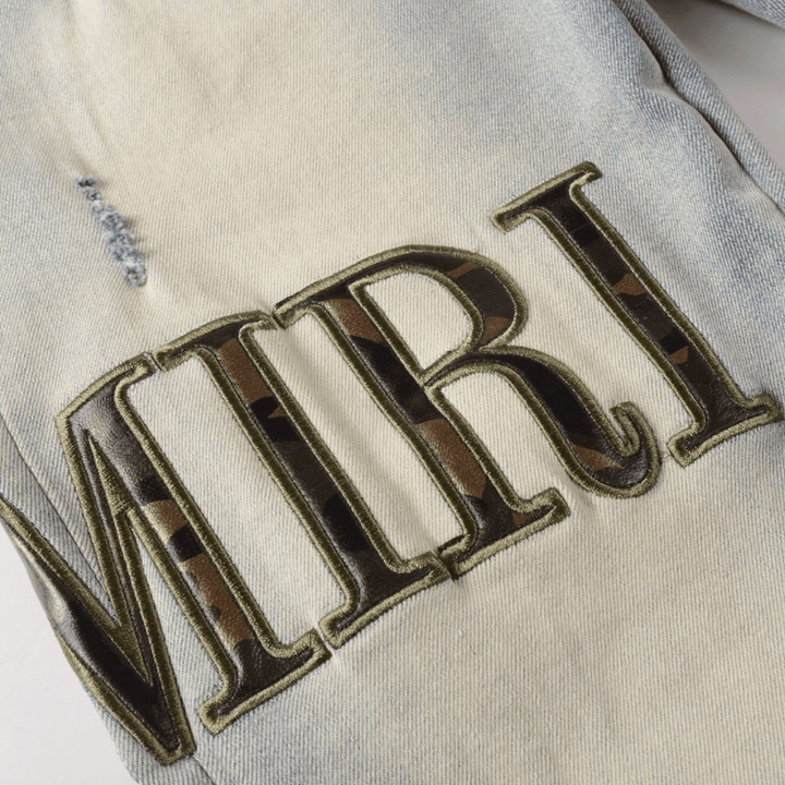 Amr Camo Logo Jeans - Novell "Fashion"