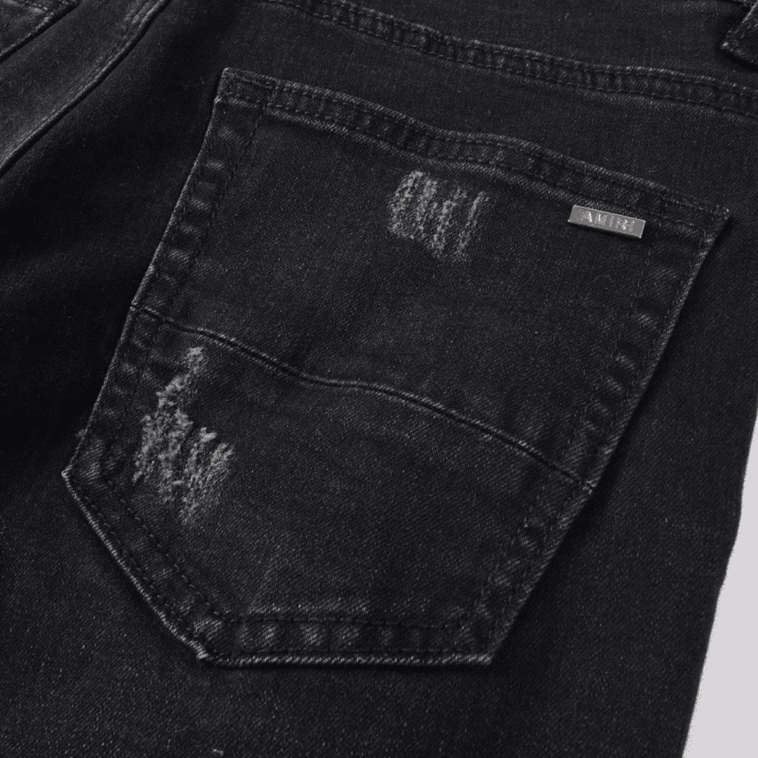 Amr Camo Patch Jeans - Novell "Fashion"