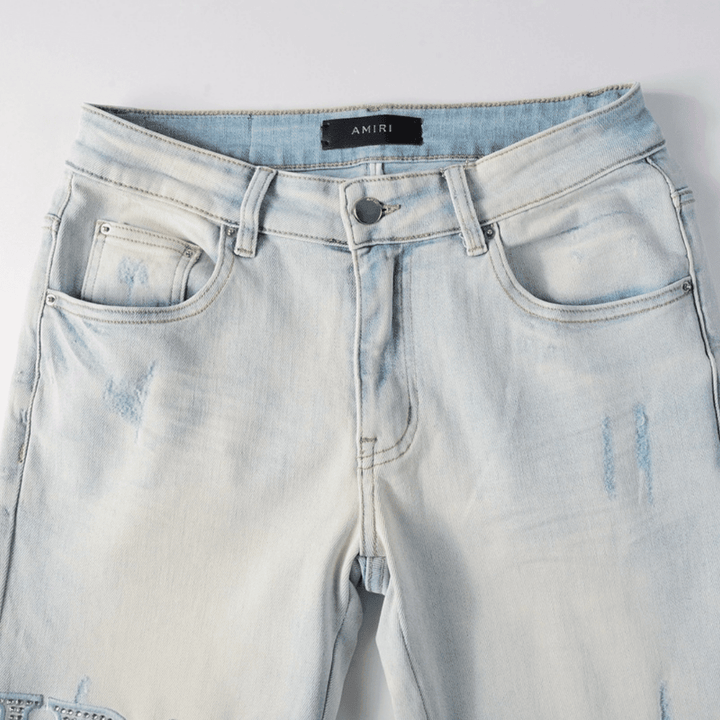 Amr Diamonds Light Blue Jeans - Novell "Fashion"