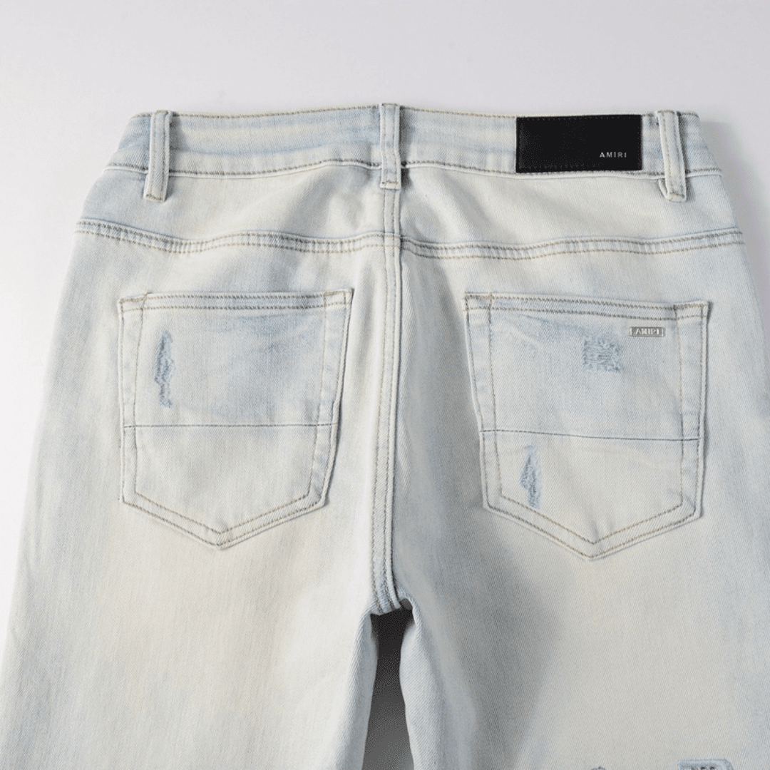 Amr Diamonds Light Blue Jeans - Novell "Fashion"