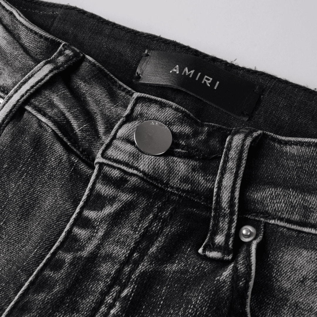 Amr Distressed Paint Jeans - Novell "Fashion"