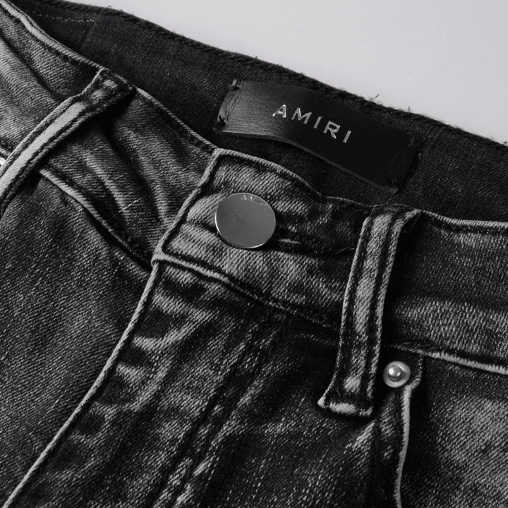 Amr Distressed Paint Jeans - Novell "Fashion"