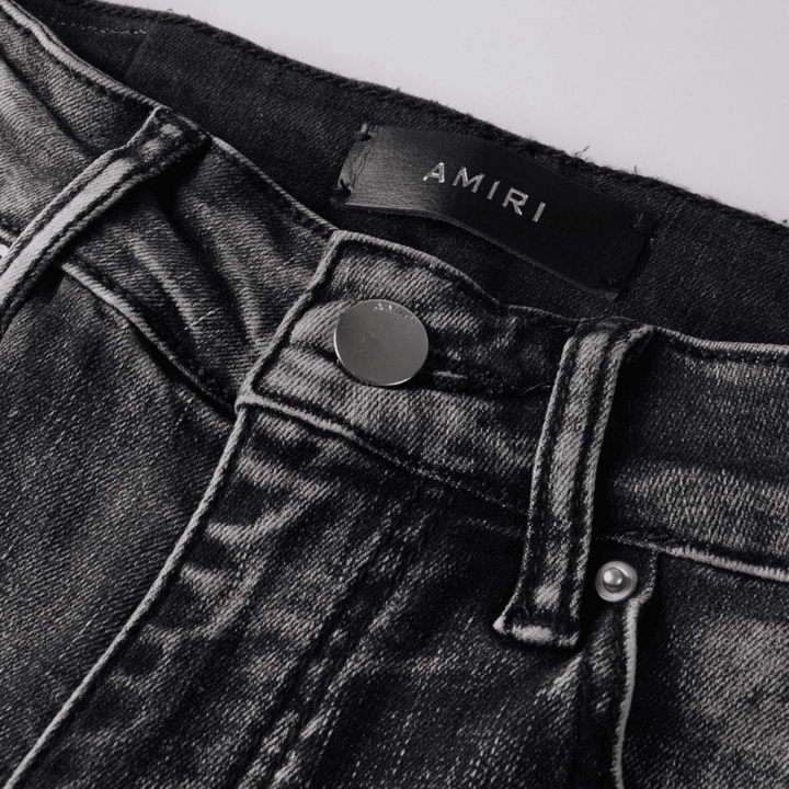 Amr Distressed Paint Jeans - Novell "Fashion"