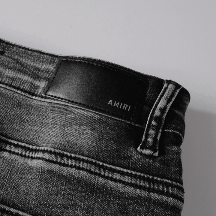 Amr Distressed Paint Jeans - Novell "Fashion"