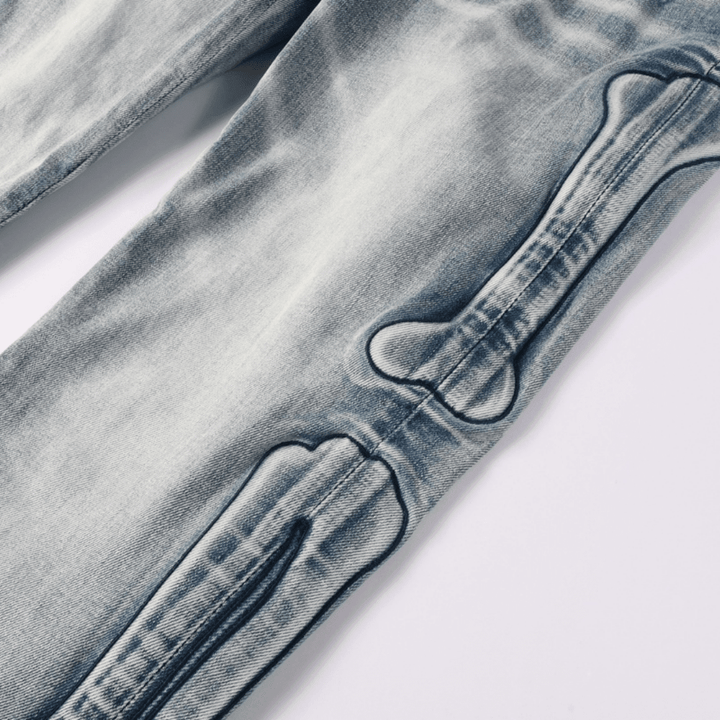 Amr Gradient Bones Jeans - Novell "Fashion"