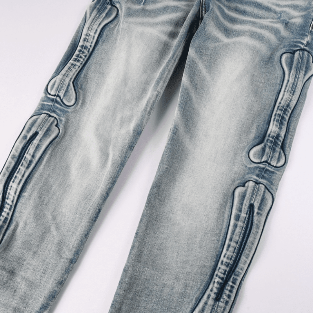 Amr Gradient Bones Jeans - Novell "Fashion"