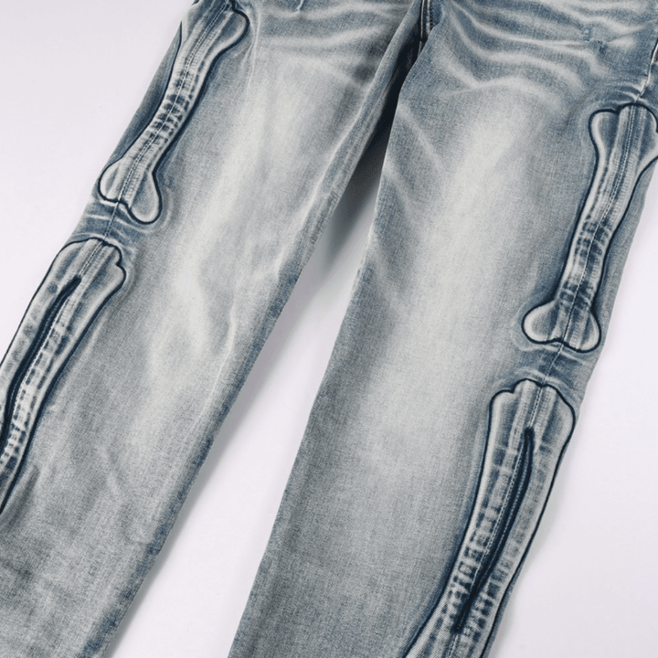 Amr Gradient Bones Jeans - Novell "Fashion"