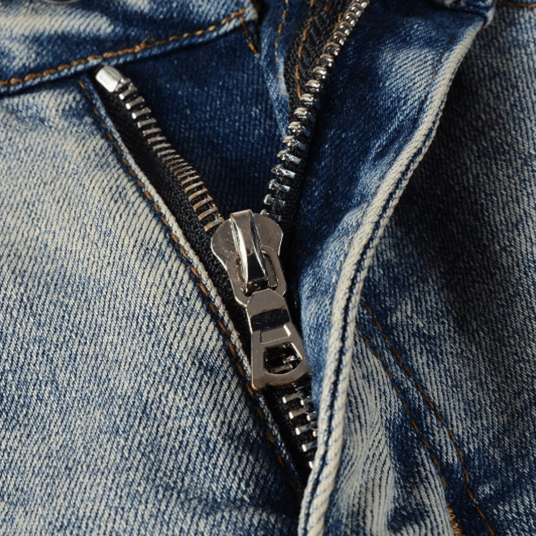 Amr Gradient Camo Patch Jeans - Novell "Fashion"