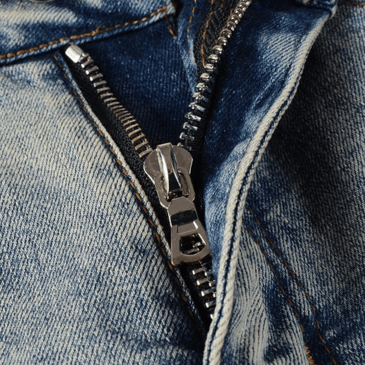 Amr Gradient Camo Patch Jeans - Novell "Fashion"