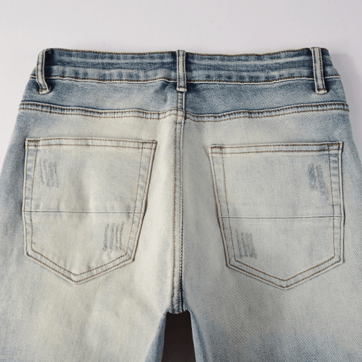 Amr Gradient Camo Patch Jeans - Novell "Fashion"