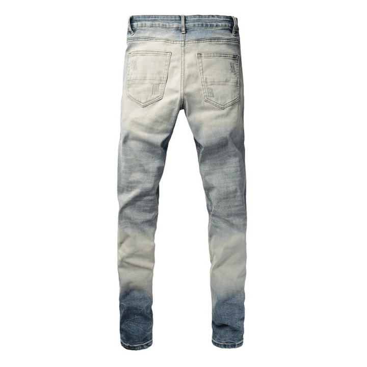 Amr Gradient Camo Patch Jeans - Novell "Fashion"
