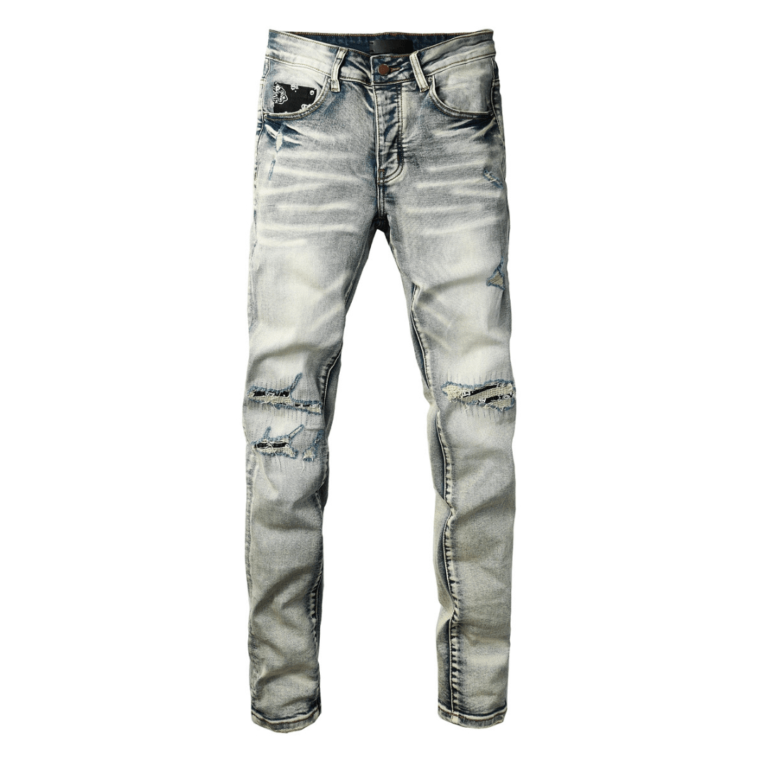 Amr Grey Distressed Jeans - Novell "Fashion"