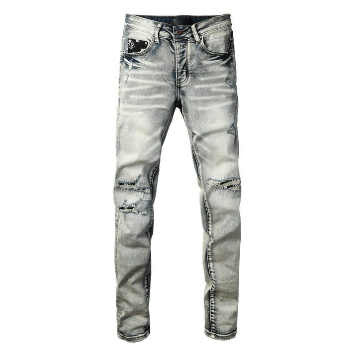 Amr Grey Distressed Jeans - Novell "Fashion"
