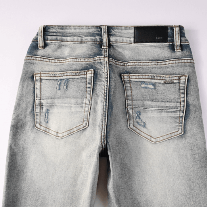 Amr Grey Distressed Jeans - Novell "Fashion"