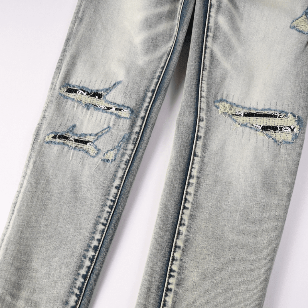 Amr Grey Distressed Jeans - Novell "Fashion"