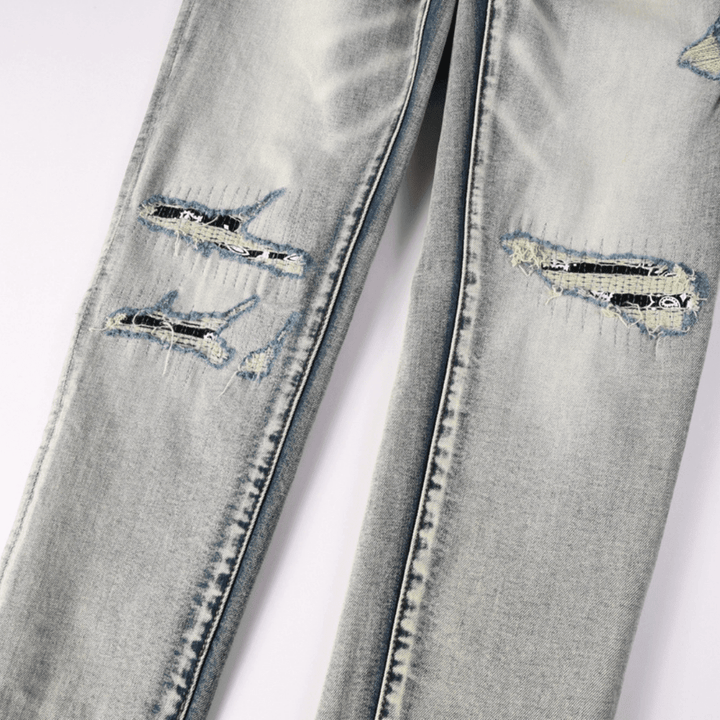 Amr Grey Distressed Jeans - Novell "Fashion"