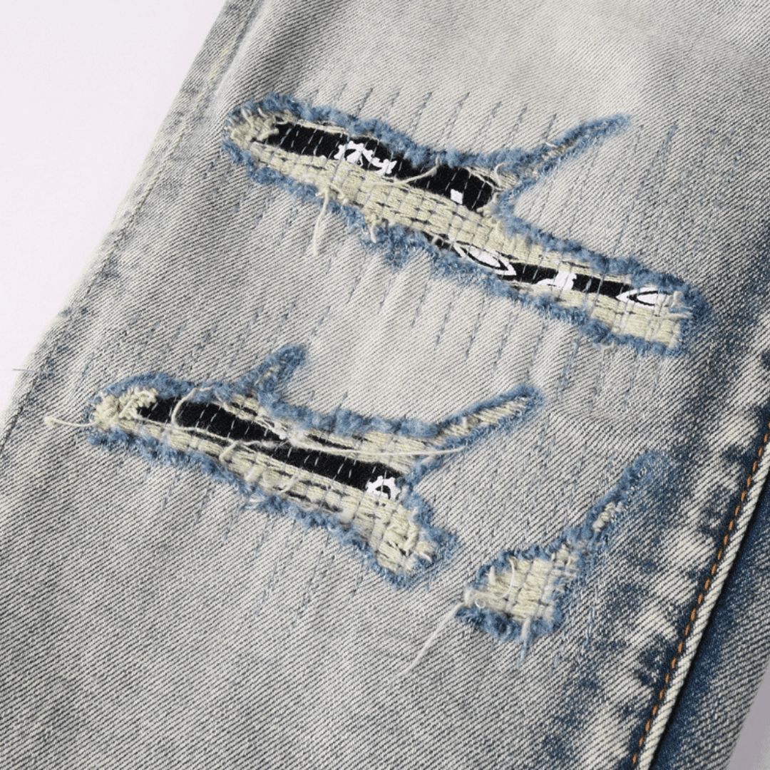 Amr Grey Distressed Jeans - Novell "Fashion"
