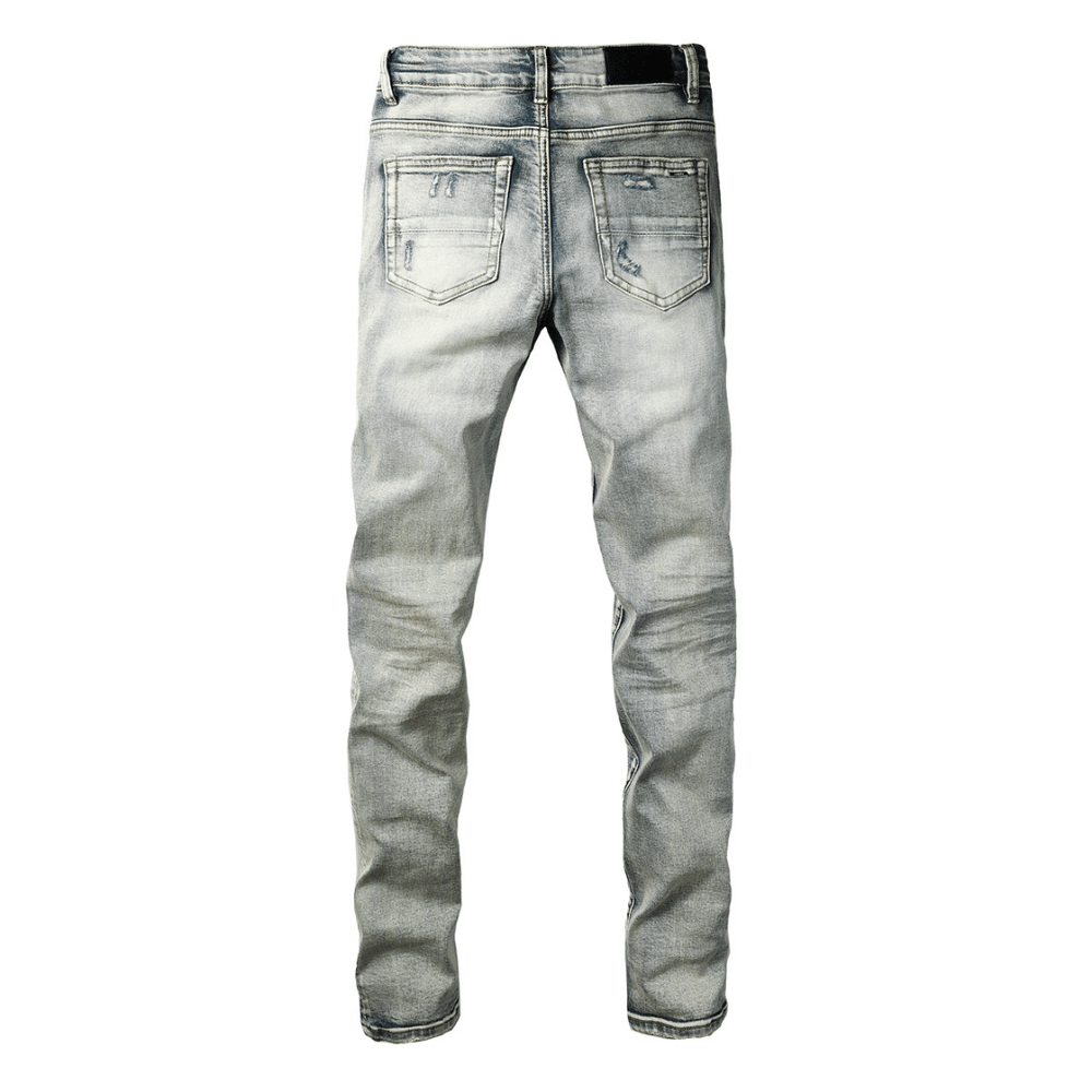 Amr Grey Distressed Jeans - Novell "Fashion"