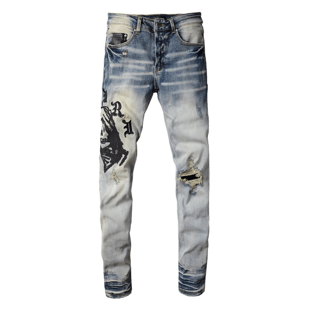 Amr Logo Black Jeans - Novell "Fashion"