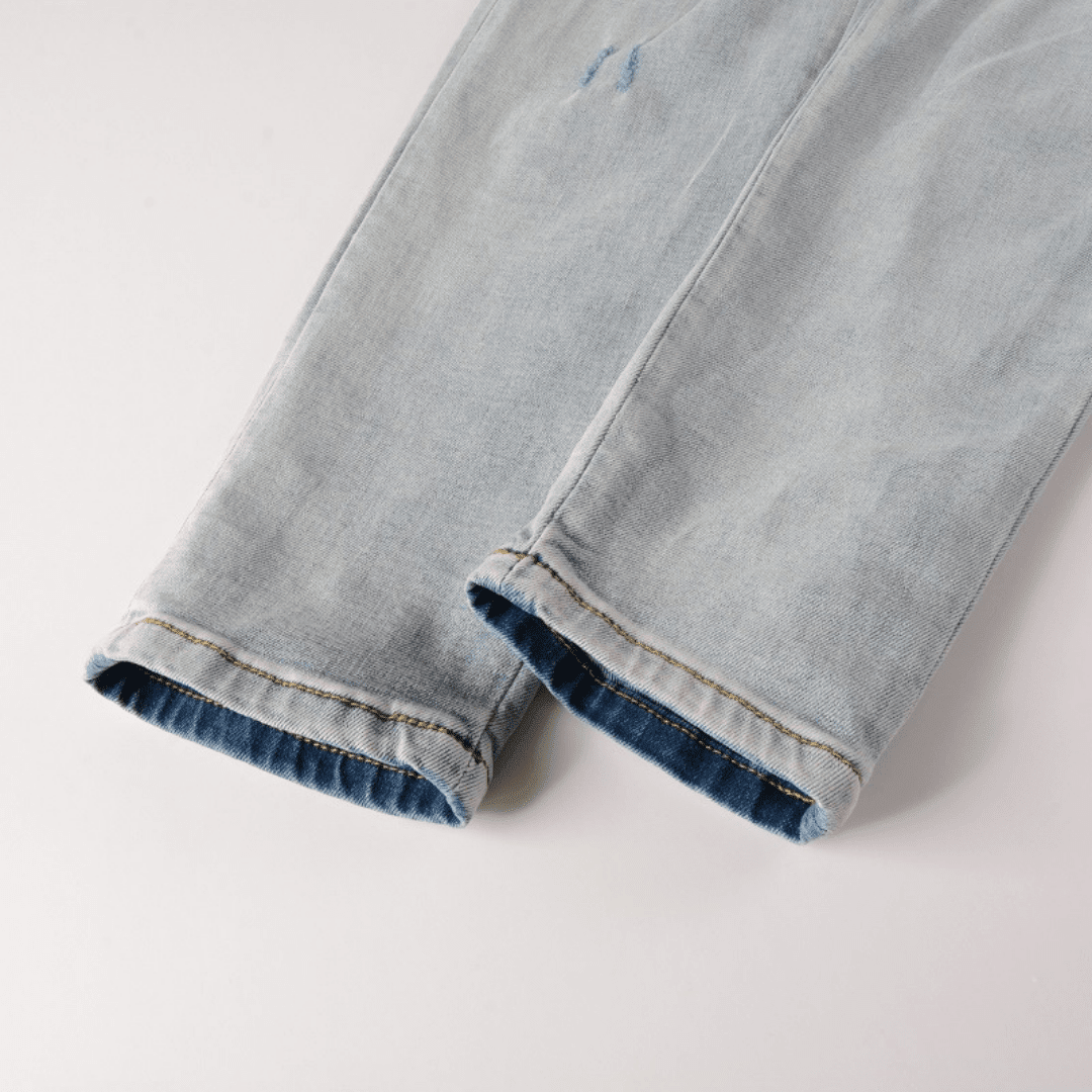 Amr Logo Distressed Jeans - Novell "Fashion"