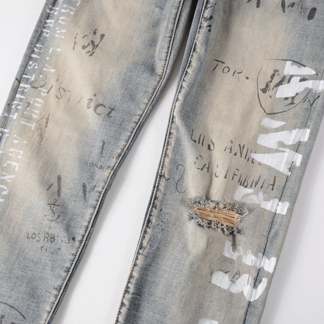 Amr M.A Paint Jeans - Novell "Fashion"