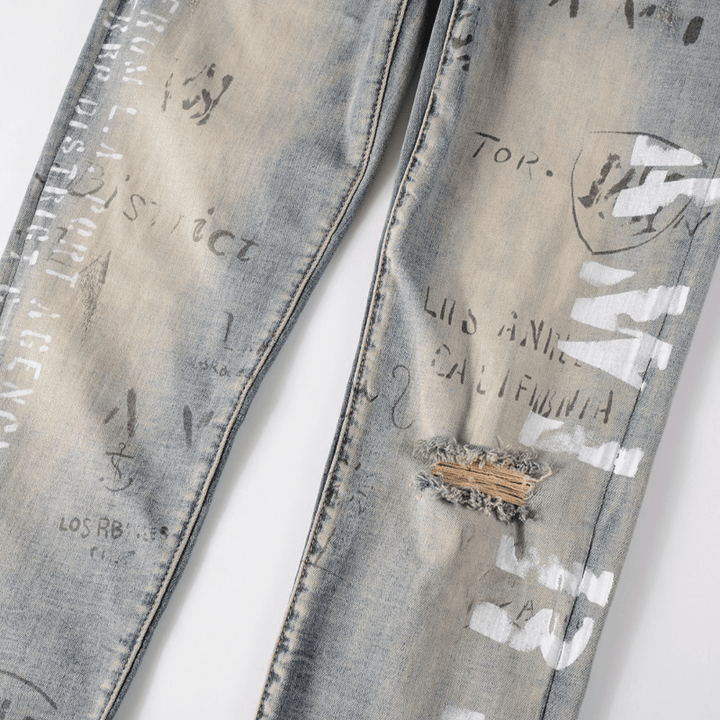 Amr M.A Paint Jeans - Novell "Fashion"