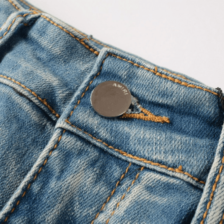Amr Orange Star Patch Jeans - Novell "Fashion"