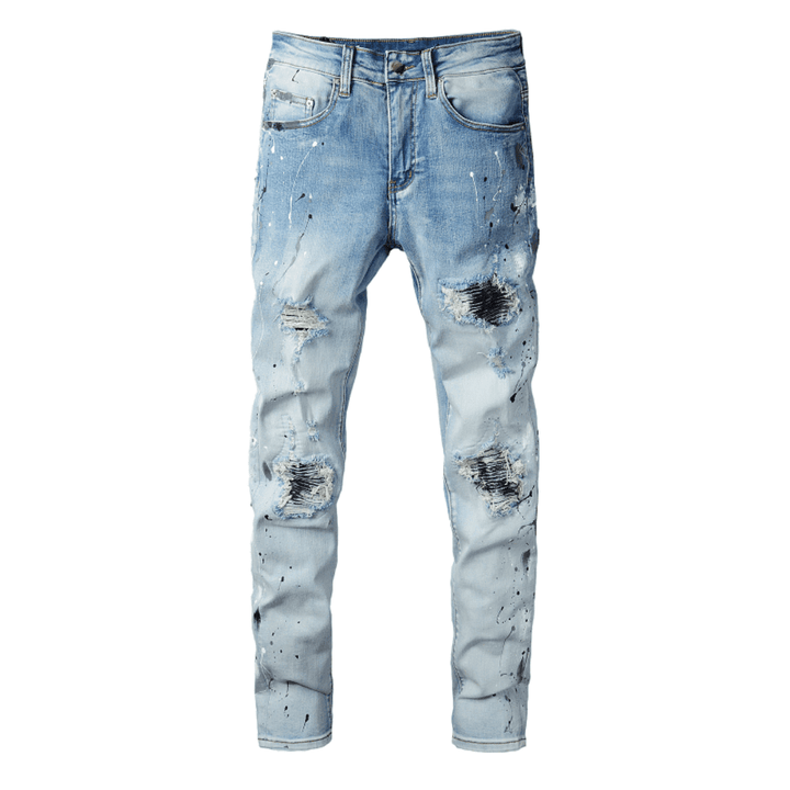 Amr Paint Drip Jeans - Novell "Fashion"