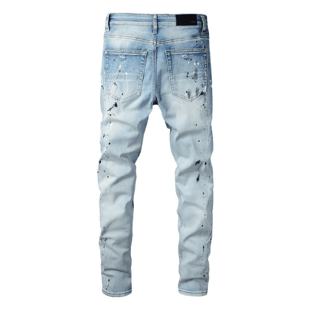 Amr Paint Drip Jeans - Novell "Fashion"