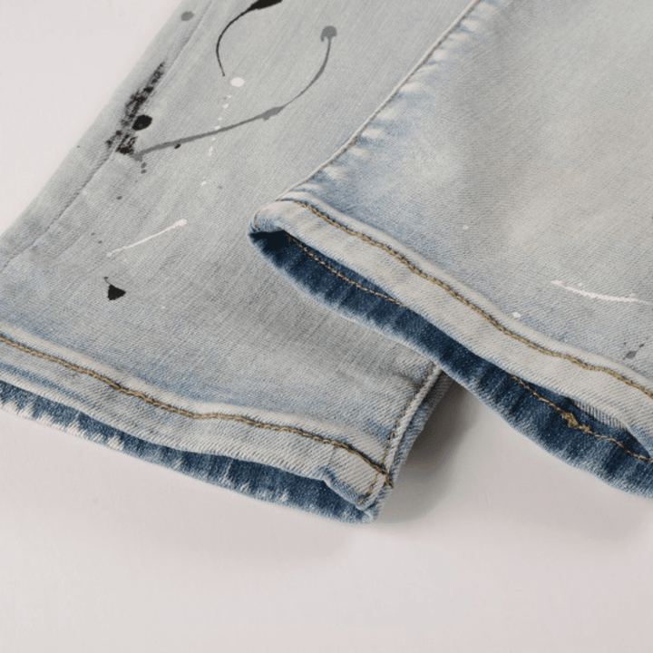Amr Paint Drip Jeans - Novell "Fashion"