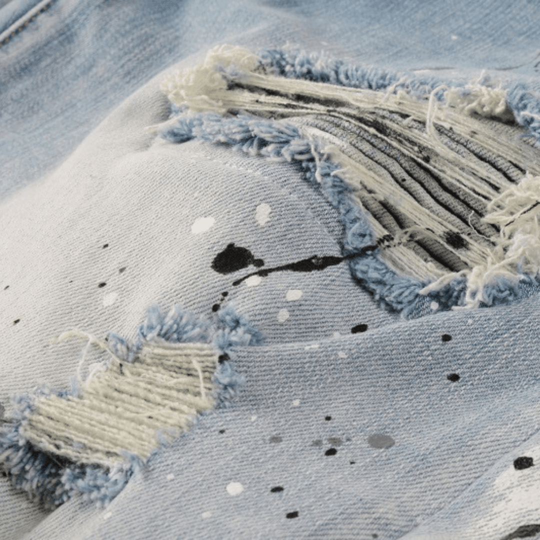 Amr Paint Drip Jeans - Novell "Fashion"